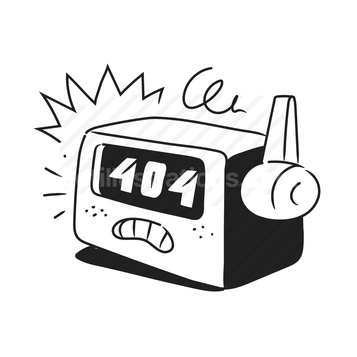 Error and 404 illustration preview image
